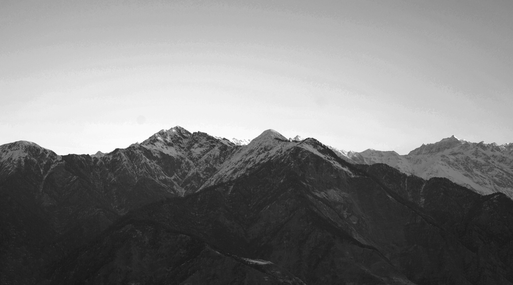 Landscape Photography Of Snow Capped Mountains